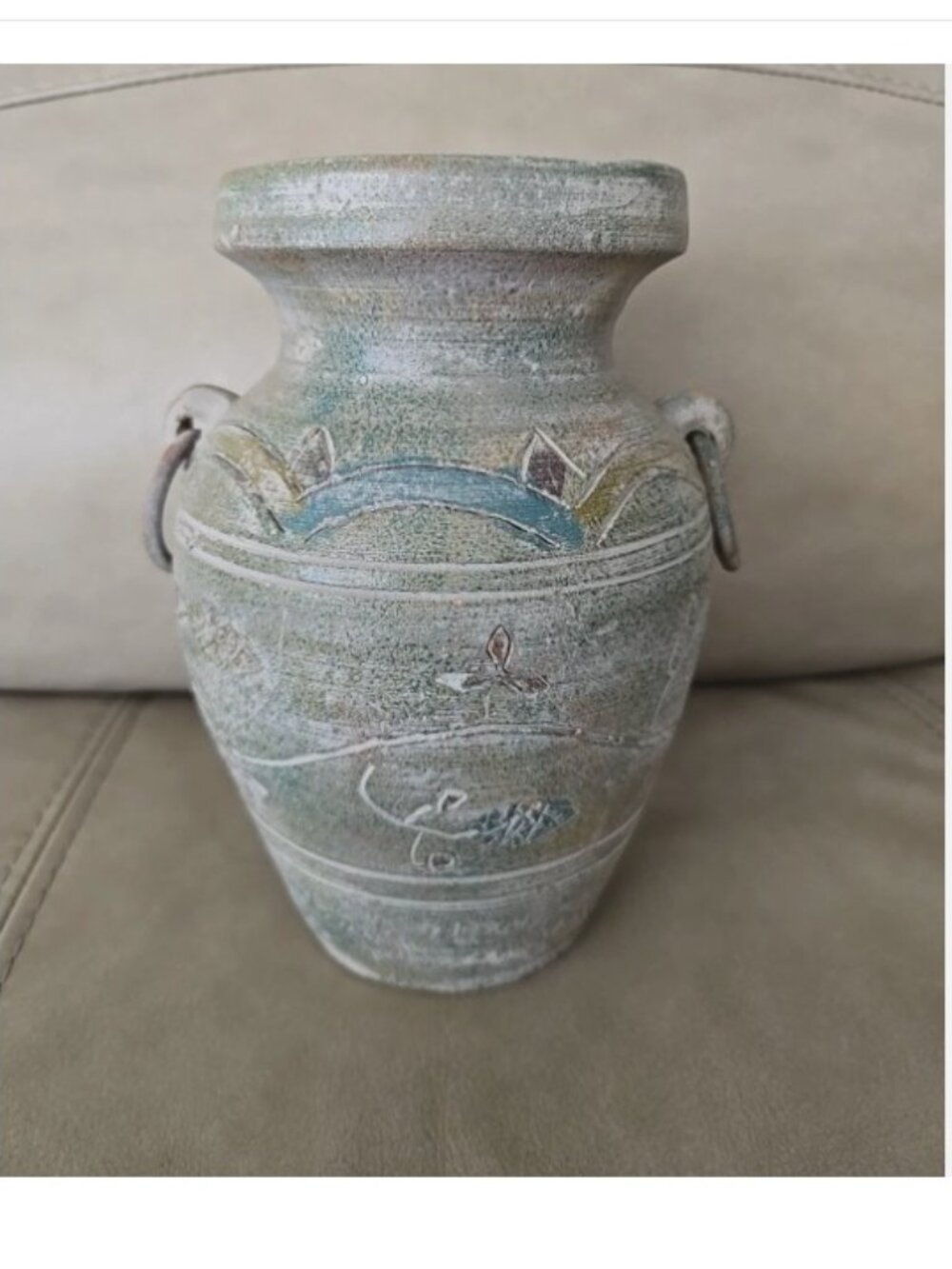Vintage Native American/Mexico- Southwestern Pottery Vase Decor